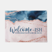 Paillasson Élégance mystique | Porte de pêche Turquoise Welco (Devant)