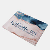 Paillasson Élégance mystique | Porte de pêche Turquoise Welco (Incliné)