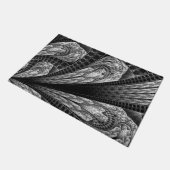Paillasson Elégant Art numérique Fractal Silver Design (Incliné)