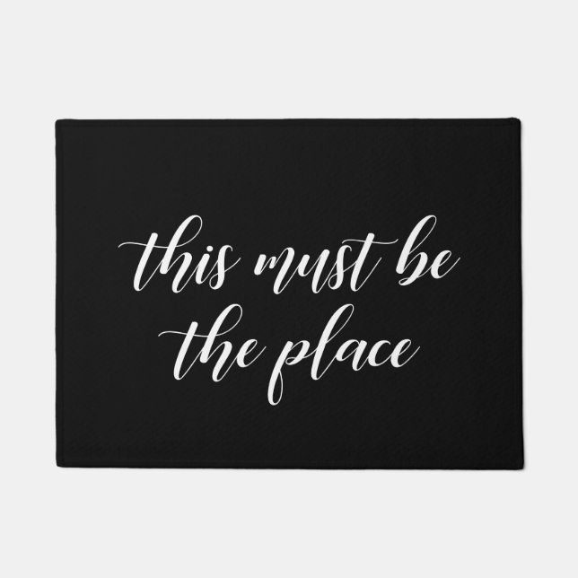 Paillasson Élégant Ce doit être l'endroit (Devant)