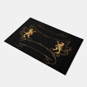 Paillasson Élégant Classy Double Gold lions mat (Incliné)