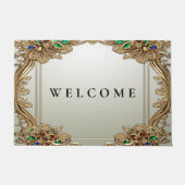 Paillasson Elegant Gold Ornate Doormat (Devant)