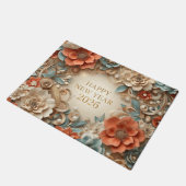 Paillasson elegant happy new year 2026 welcome mat (Incliné)