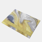 Paillasson Elégant jaune gris or marbre Nom de l'effet (Incliné)
