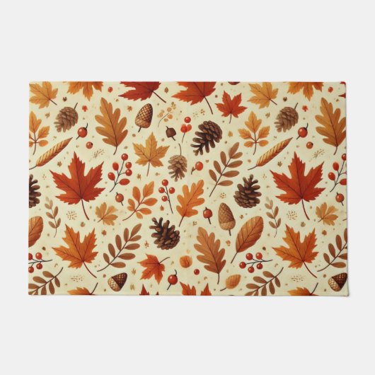 Paillasson Élégant Motif Automne (Devant)