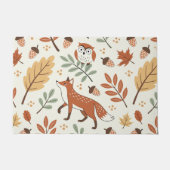 Paillasson Élégant Motif d'automne scandinave (Devant)