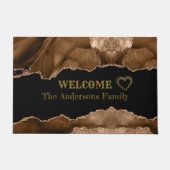 Paillasson Elégant or moderne et Agate Brown Accueil (Devant)