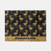 Paillasson Elégant Parties scintillant or Flamingo Pattern Sp (Devant)
