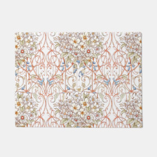 Paillasson Élégant Pastel Vintage Floral
