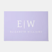 Paillasson Élégant professionnel simple Monogramme minimalist (Devant)
