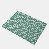 Paillasson Elegant Sage Green Geometric Pattern (Incliné)