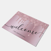 Paillasson Elégante parties scintillant élégante en or rose r (Incliné)