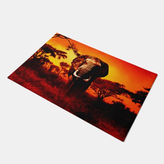 Paillasson Eléphant couchant (Incliné)