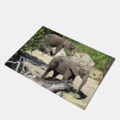 Paillasson Eléphant - mat de porte (Incliné)