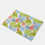 Paillasson Eléphants colorés de la jungle (Incliné)