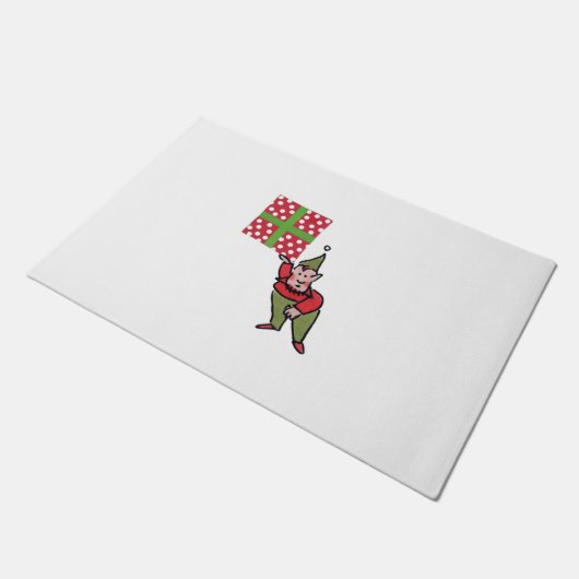 Paillasson Elf avec Polka Dot Dot Dons (Incliné)