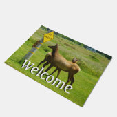 Paillasson Elk Crossing California Wildlife Photography (Incliné)