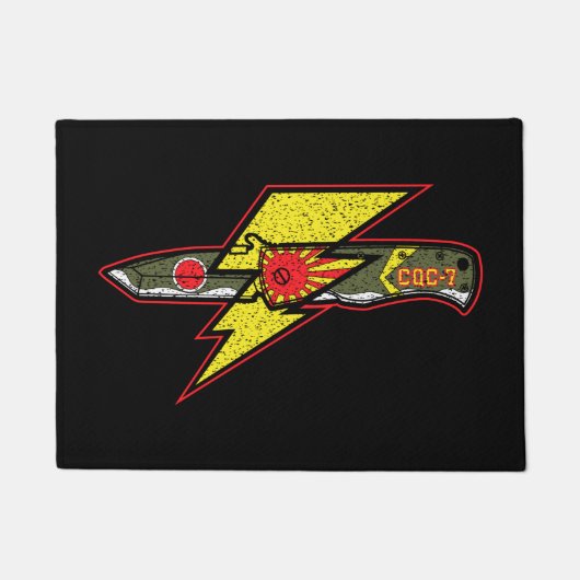 Paillasson Emerson Knives CQC-7 Kamikaze Zero Golf Towne Bat (Devant)