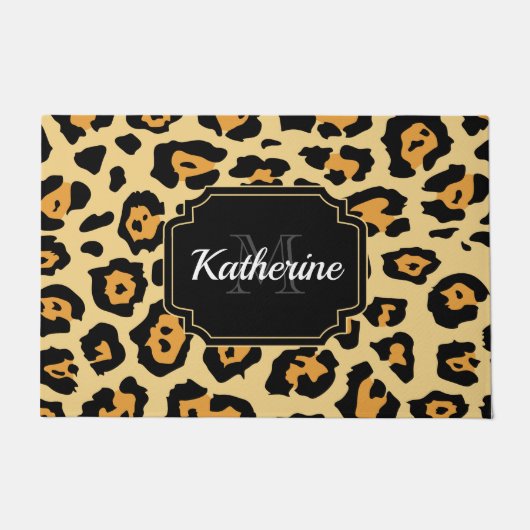 Paillasson Empreinte de léopard (Devant)