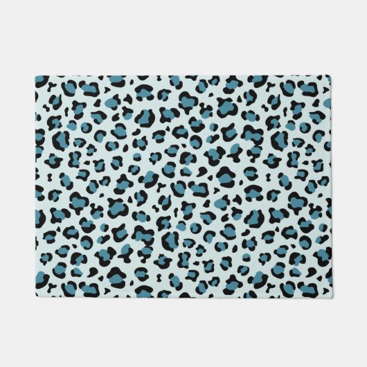Paillasson Empreinte de léopard, Spots de léopard, Leopard bl (Devant)