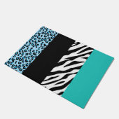 Paillasson Empreinte de léopard, Zebra Print, Poster de anima (Incliné)