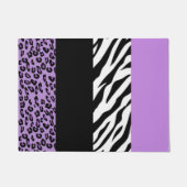 Paillasson Empreinte de léopard, Zebra Print, Poster de anima (Devant)