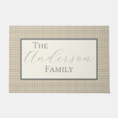 Paillasson En vichy Tan (Devant)