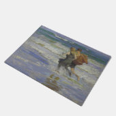 Paillasson Enfants à la plage (par Edward Henry Potthast) (Incliné)