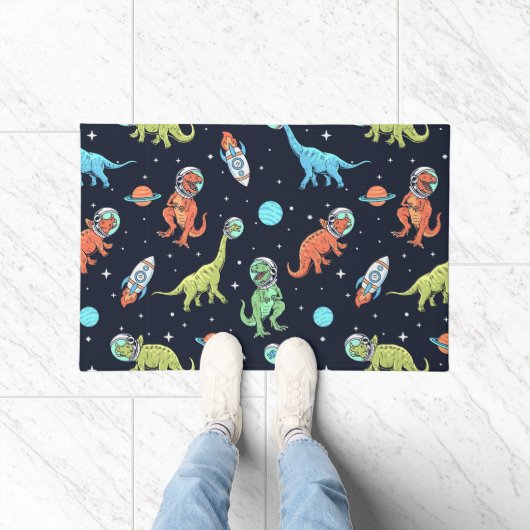 Paillasson Enfants Dinosaur Astronaut Motif (Intérieur)