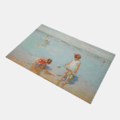 Paillasson Enfants en bord de mer (Summer Beach Scene) (Incliné)