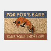 Paillasson Enlevez Vos Chaussures De Mat, Bienvenue Fox (Devant)