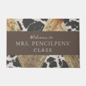 Paillasson Enseignant moderne personnalisé (Devant)