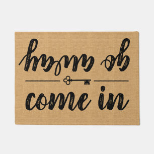 Paillasson Entré disparaissent la clé moderne de ferme de