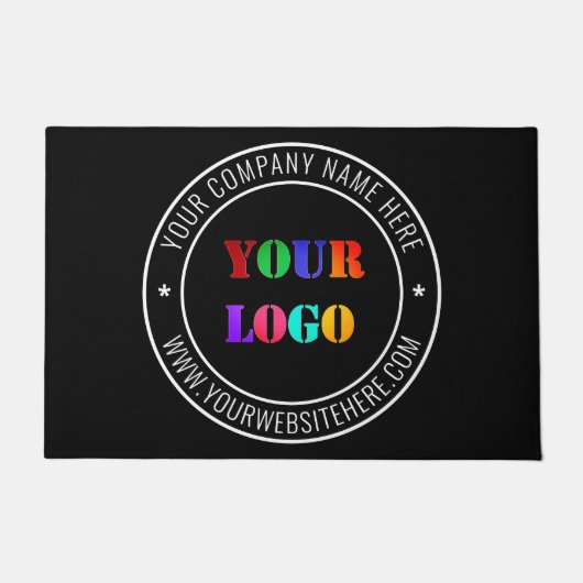 Paillasson Entreprise Logo personnalisé Bureau personnalisé (Devant)