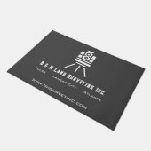 Paillasson Entreprise moderne d'arpenteur foncier (Incliné)