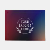 Paillasson Entreprise personnalisée Mat de bienvenue avec log (Devant)