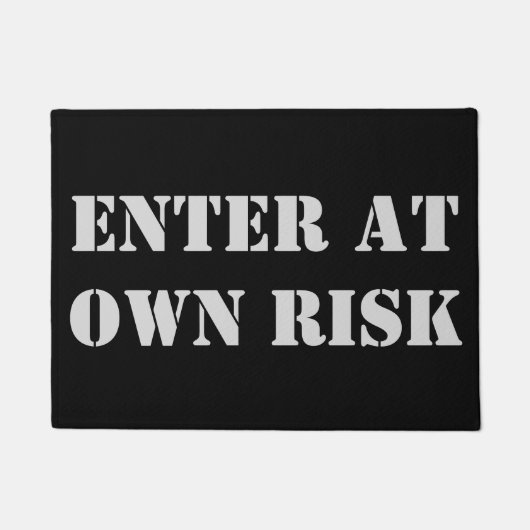 Paillasson entrer dans son propre format à risque (Devant)