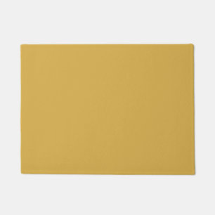 Paillasson Epicé moutarde Jaune couleur solide Impression, Vi