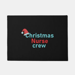 Paillasson Équipage de l'infirmière de Noël