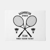 Paillasson Équipe de badminton (Devant)
