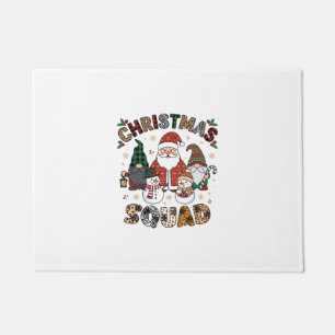 Paillasson Équipe de Noël Santa Gnomes Bonshommes de neige Lé