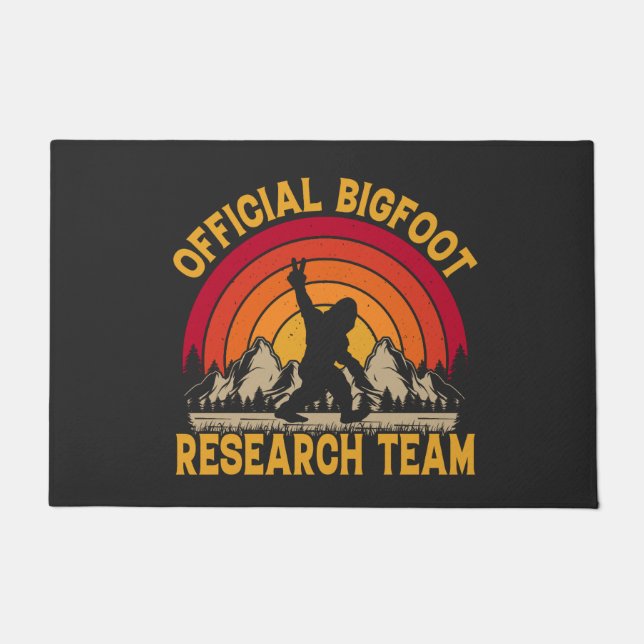 Paillasson Équipe de recherche originale de Bigfoot (Devant)