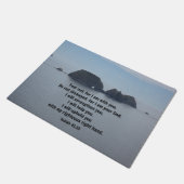 Paillasson Esaïe 41:10 Ne crains point, car je suis avec toi (Incliné)