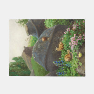 Paillasson Escargots sur un jardin de rochers (par H.A. Brend
