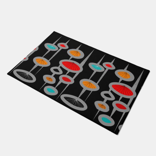 Paillasson Espace Moderne Du Milieu Du Siècle (Incliné)