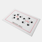 Paillasson espace privé (Incliné)