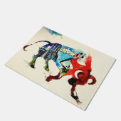 Paillasson Espagne Bull Vintage voyage Love Aquarelle (Incliné)