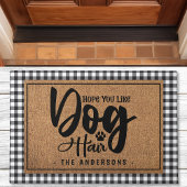 Paillasson Espoir personnalisé Vous Aimez Chien Cheveux Buffa