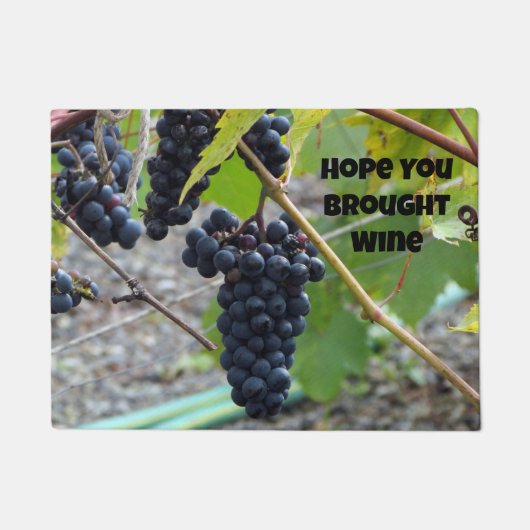 Paillasson Espoir que vous avez apporté le vin - Fun et Whims (Devant)