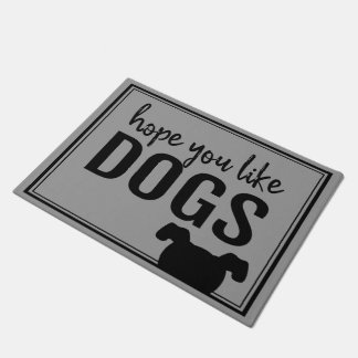 Paillasson Espoir vous aimez la natte de chiens